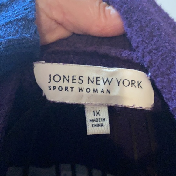 Purple Button Front Cardigan - Picture 5 of 5